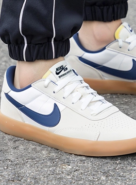 NIKE耐克鞋子春季新款男鞋复古运动鞋翻毛皮板鞋厚底休闲鞋CD5010