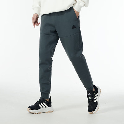 阿迪达斯男裤时尚运动裤跑步训练裤透气休闲束脚收脚长裤IX8350