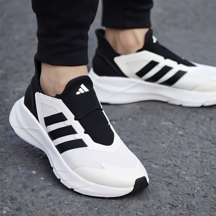 阿迪达斯男鞋女鞋夏季新款运动鞋REVIVE缓震跑步鞋轻便舒适休闲鞋