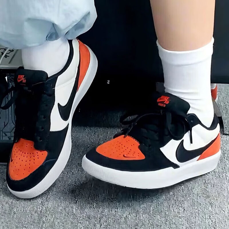 NIKE耐克男鞋秋季新款 SB FORCE 58 运动鞋透气低帮耐磨滑板鞋