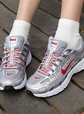 NIKE耐克女鞋2026春季新款P-6000透气运动老爹鞋复古休闲鞋跑步鞋