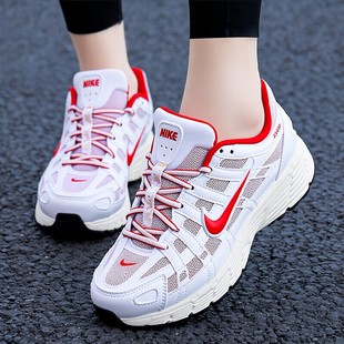 Nike耐克鞋子红色标运动鞋2026年新款女鞋厚底老爹鞋缓震跑步网鞋