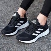 透气网面休闲鞋 阿迪达斯跑步鞋 正品 缓震轻便耐磨运动鞋 女冬季 新款