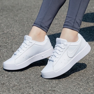 NIKE耐克鞋子COURT HERITAGE板鞋皮面运动鞋新款小白鞋女士休闲鞋