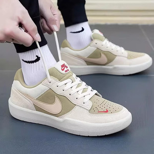 Nike耐克鞋子2026年新款运动鞋翻毛皮板鞋厚底男鞋SB系列休闲潮鞋