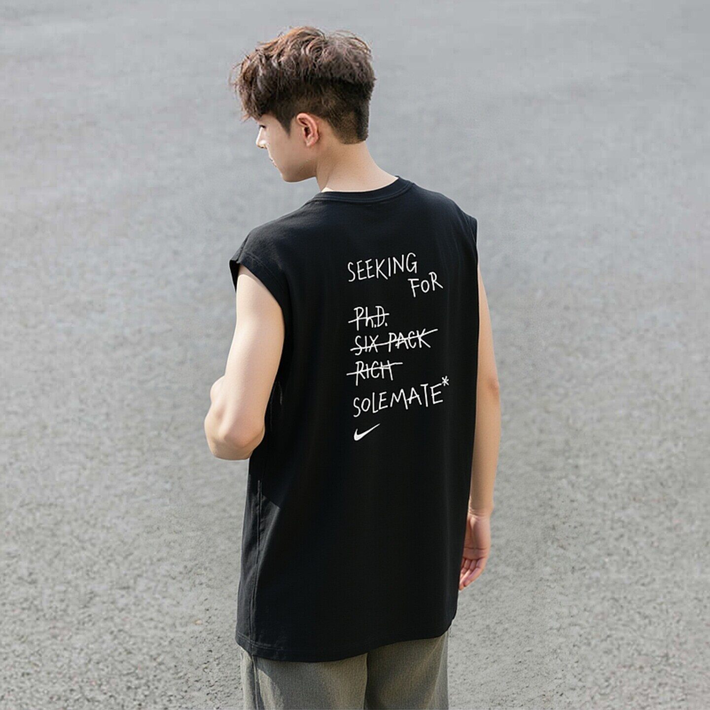 无袖T恤NIKE耐克宽松休闲背心男圆领跑步篮球健身运动服训练服潮