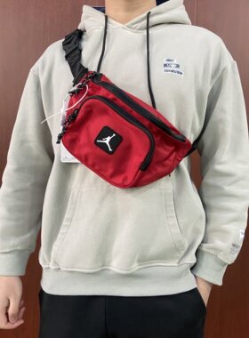耐克运动腰包单肩斜挎包男女休闲