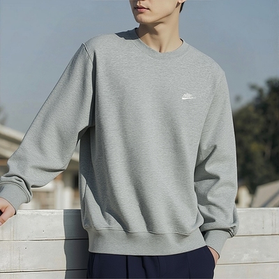 Nike耐克冬季新款圆领卫衣厚款加绒外套男士套头衫运动上衣IB3304