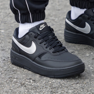 NIKE耐克男鞋女鞋情侣板鞋运动鞋简版空军一号街头黑色休闲板鞋