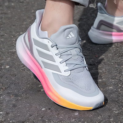 阿迪达斯跑步鞋男鞋新款缓震慢跑训练健身耐磨撞色运动鞋男IE8463