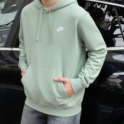 耐克官方正品加绒卫衣男运动外套