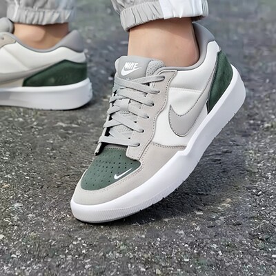 Nike耐克SB Force 58男款轻便透气灰绿低帮运动鞋休闲板鞋DV5477