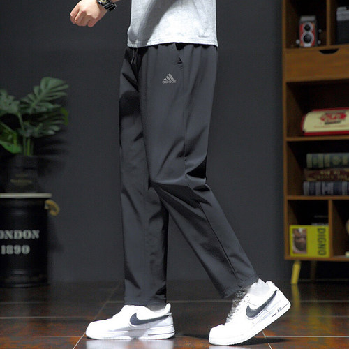 阿迪达斯假一赔十速干运动裤