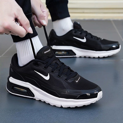 耐克男鞋新款Nike正品休闲网面运动鞋AirMax气垫鞋厚底缓震跑步鞋