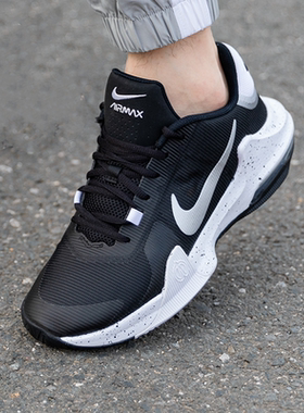 气垫篮球鞋Nike耐克鞋子正品AIR MAX IMPACT 4男鞋轻便运动鞋跑鞋