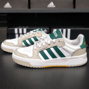 男鞋 轻便运动鞋 新款 休闲鞋 男 绿色青少年小白鞋 阿迪达斯三叶草板鞋