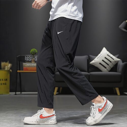 Nike耐克裤子正品冰丝长裤速干跑步运动裤健身男裤宽松训练直筒裤