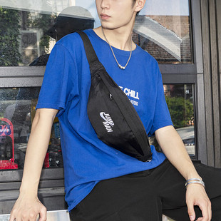 Jordan乔丹跑步腰包新款骑行斜挎包AJ运动包男女单肩包正品休闲包