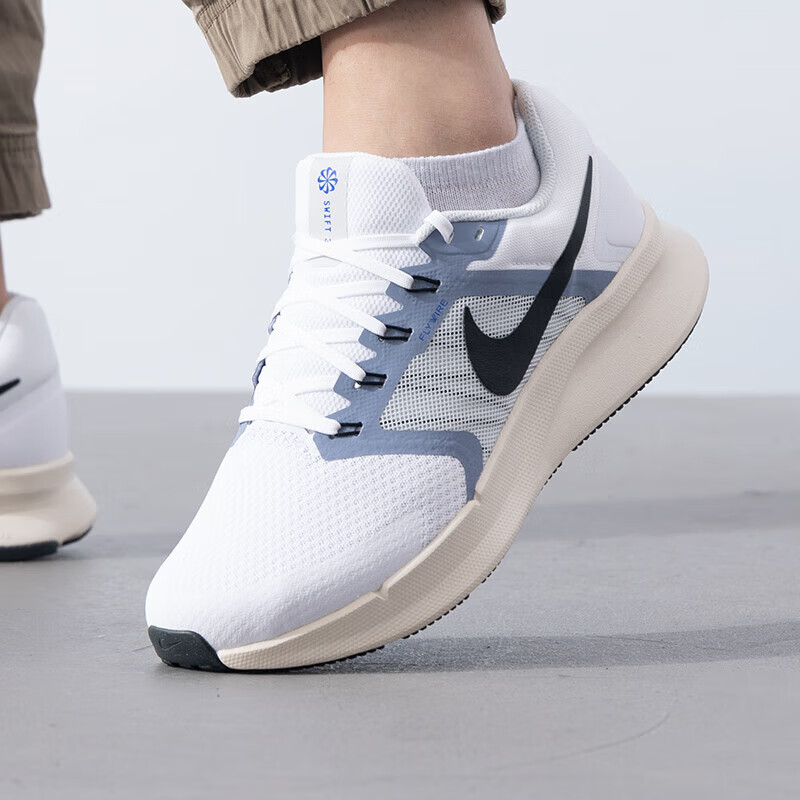 NIKE耐克正品男鞋2025春季白鞋运动鞋轻便休闲鞋减震跑步鞋DR2695