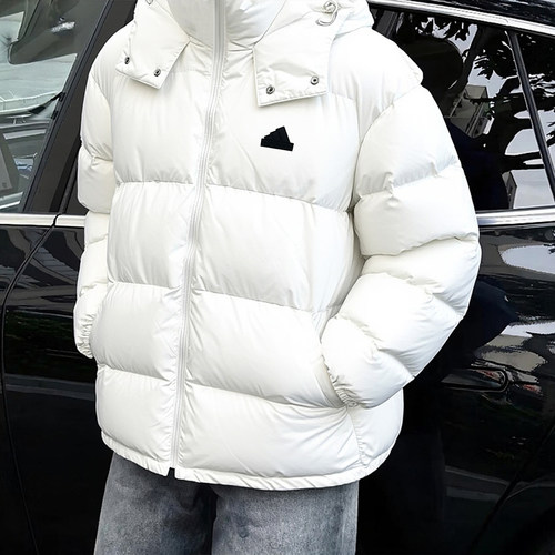 正品假一赔十白色羽绒服男冬外套