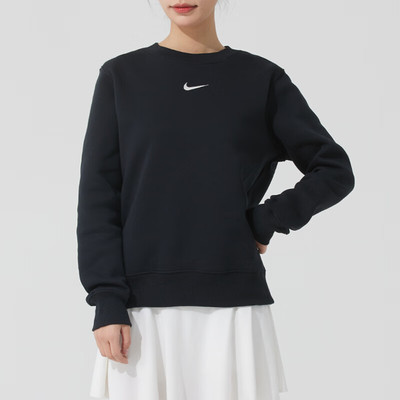 耐克圆领加绒女卫衣套头衫