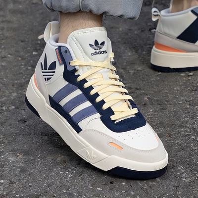 阿迪达斯三叶草男鞋冬季新款高帮小白鞋休闲篮球运动鞋复古板鞋