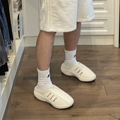 洞洞鞋 阿迪达斯运动拖鞋 女凉拖 美式 包头篮球厚底穆勒鞋 男夏季 新款