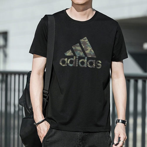 正品假一赔十迷彩短袖运动T恤