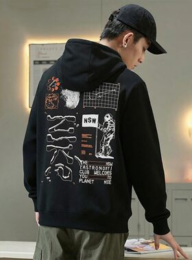Nike耐克新款宇航员卫衣男套头衫