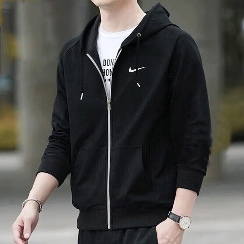 耐克运动休闲男连帽宽松外套