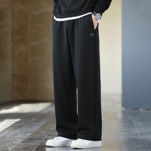 宽松直筒裤Nike耐克加绒裤子冬季新款男裤厚款运动裤休闲裤IM6334