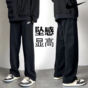 针织长裤 纯棉直筒宽松休闲裤 秋季 运动裤 子FQ4333 新款 Nike耐克男裤