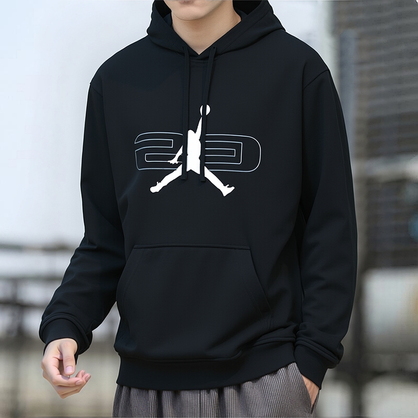 乔丹官方正品篮球连帽卫衣运动服