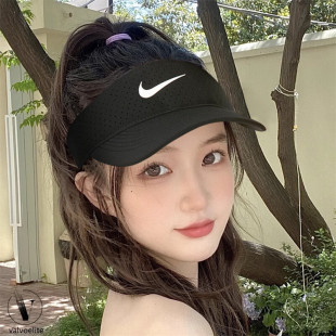 NIKE耐克女帽子夏季新款户外旅行鸭舌帽速干遮阳帽男空顶帽FB6443
