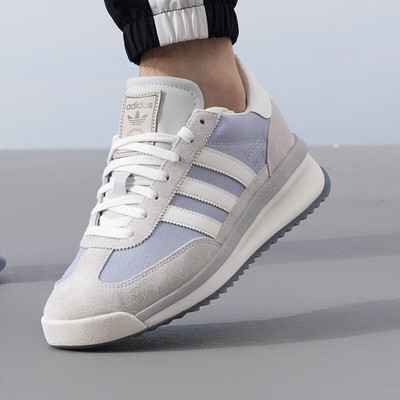 阿迪达斯三叶草男鞋夏季新款SL 72 RS复古T头鞋德训鞋运动休闲鞋