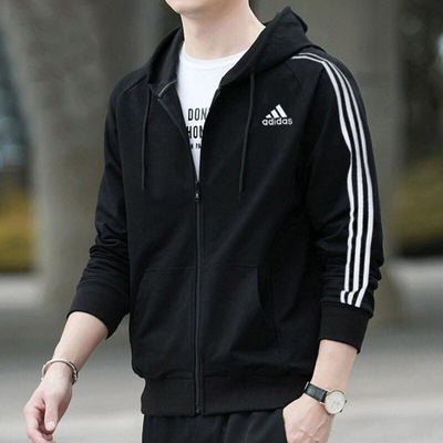 跑步针织夹克Adidas假一赔十