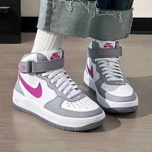 Nike耐克鞋子高帮空军一号女鞋新款运动鞋厚底板鞋正品耐磨休闲鞋