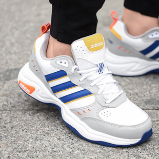 阿迪达斯老爹鞋男秋季新款STRUTTER复古百搭休闲皮面运动鞋FZ0660