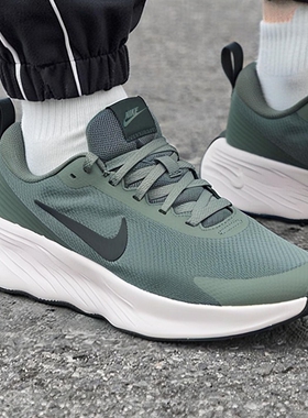 Nike耐克鞋子绿色跑步鞋新款健身男鞋厚底运动鞋透气网面鞋FV5285
