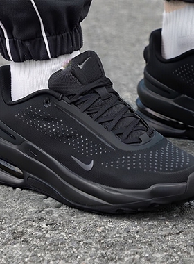 NIKE AIR ZOOM UPTURN SC男鞋耐克鞋子黑色跑步鞋新款厚底运动鞋