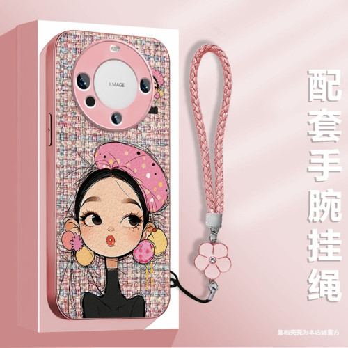 vivox300/x200女孩粉羊皮手机壳