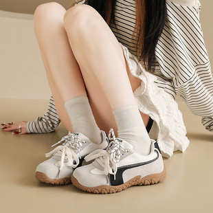 跑鞋女中考体育考试专用运动鞋初三学生超轻减震跑步鞋立定跳远鞋