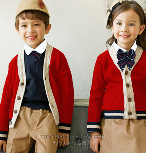 幼儿园园服春秋冬季班服韩版小学生校服英伦学院风教师儿童装套装