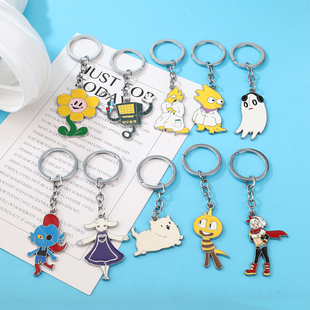 传说之下周边挂件游戏Undertale骷髅兄弟Sans卡通角色人物钥匙扣