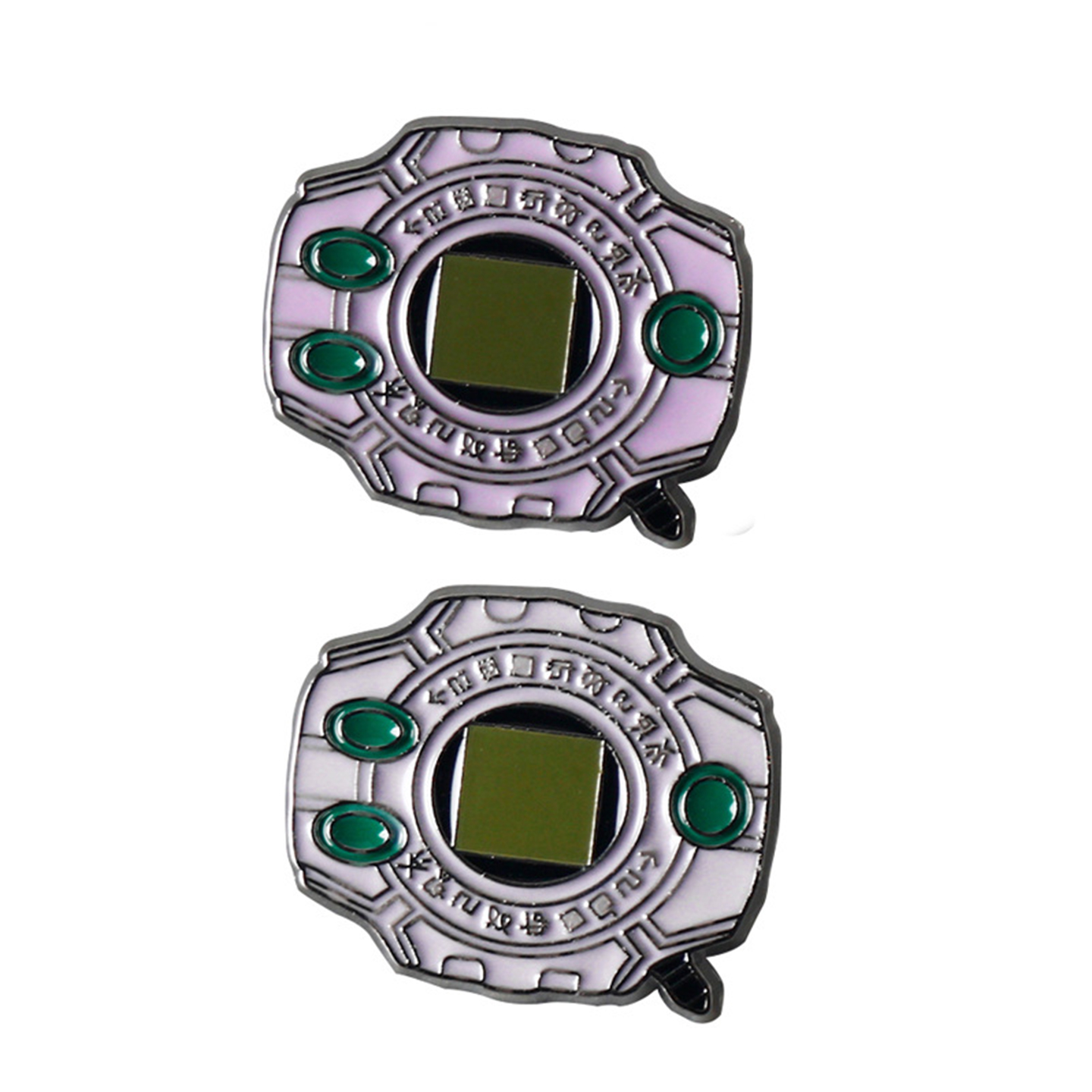 数码宝贝周边徽章进化暴龙机胸针