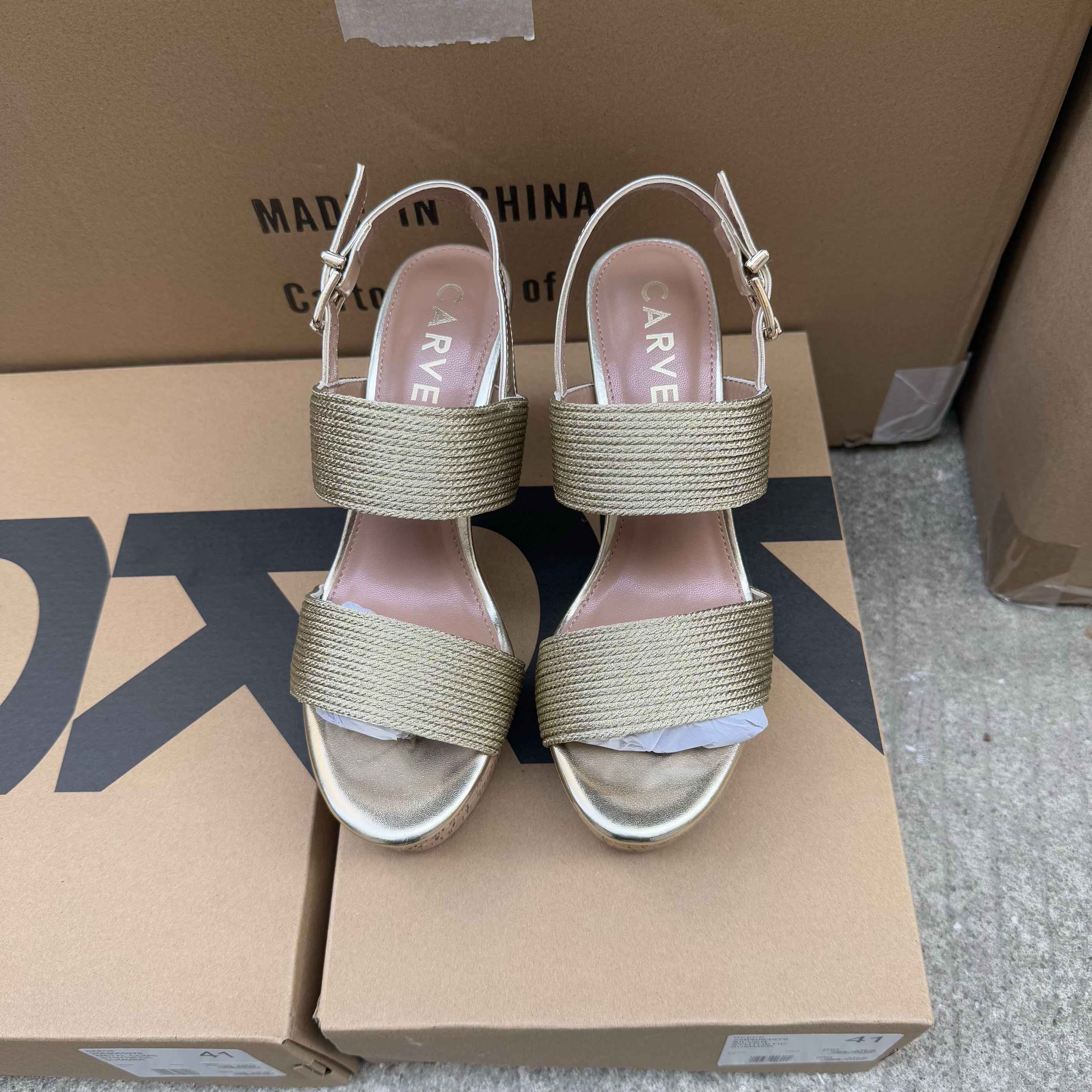 原单好货凉鞋2025新款女鞋舒适粗跟