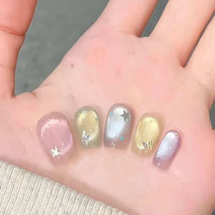 ZHIZHI【果汁软糖】纯手工穿戴甲糖果猫眼可爱美甲-小众设计师