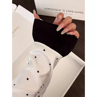 可爱米菲兔冰丝睡衣女款春秋季甜美高级感波点长袖丝绸夏天家居服