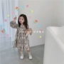 Sản phẩm dành cho trẻ em Muxi 19 mùa thu Hàn Quốc cô gái công chúa váy hoa dài tay bé gái váy búp bê ngọt ngào - Váy váy công chúa trẻ em