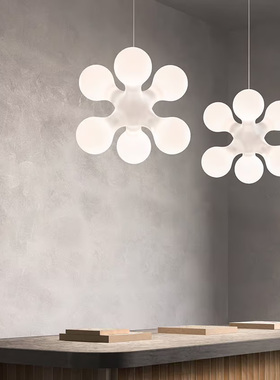 点光意大利Kdln Atomium吊灯 欧式复古轻奢进口高端餐厅卧室氛围